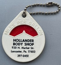 Usado, Antigo HOLLANDER BODY SHOP Chaveiro Milhas Por Galão Calculadora Lancaster, PA MPG comprar usado  Enviando para Brazil