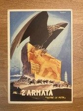 Cartolina seconda armata usato  Monteriggioni