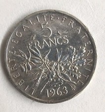 Franchi francesi argento usato  Italia