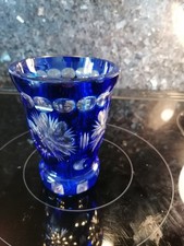 Vintage bohemian cobalt for sale  PONTEFRACT