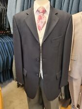 Navy wool herringbone for sale  NUNEATON