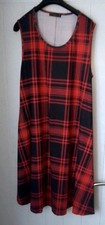 Women red tartan for sale  BRIDGWATER