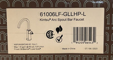 Torneira de barra Brizo Kintsu 61006LF-GLLHP-L 1,8 GPM (menos alça), Luxe Gold comprar usado  Enviando para Brazil