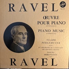 VOX BOX 410 *US RED/SILVER RVG* RAVEL COMPLETE PIANO MUSIC *VLADO PERLEMUTER* NM comprar usado  Enviando para Brazil