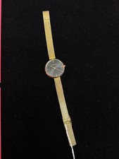 Relógio feminino Calvin Klein preto e dourado aço inoxidável - Precisa de baterias comprar usado  Enviando para Brazil