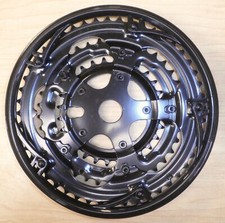 ANEL DE CORRENTE DE BICICLETA PRETO 3 VELOCIDADES 28t-48t PEÇAS DE BICICLETA 50-2, usado comprar usado  Enviando para Brazil