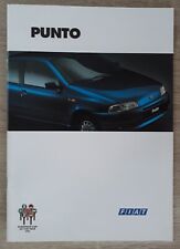 Fiat punto brochure for sale  BOURNE