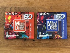 Conjunto raro de 2 mini discos graváveis Sony Color Collection 2ª série 60 min. Novo comprar usado  Enviando para Brazil