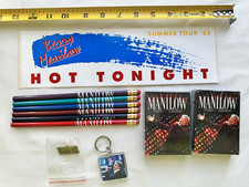 Pegatina de parachoques, alfiler, llavero, cartas y lápices Barry Manilow Memorabilia segunda mano  Embacar hacia Mexico