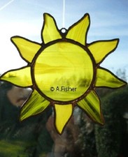 Stained glass sun for sale  BIRMINGHAM