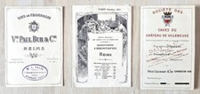 Catalogues champagne wines d'occasion  Expédié en Belgium