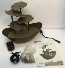 Fonte de relaxamento iluminada folhas de jardim Homedics Envirascape, cor cobre comprar usado  Enviando para Brazil