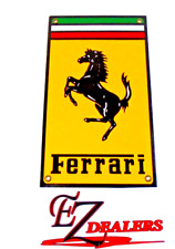 Ferrari porcelain sign for sale  Hartland