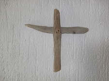 Crocifisso legno mare usato  Orbetello