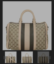 Bolsa Gucci Vintage Web Original GG Boston Tamanho Médio comprar usado  Enviando para Brazil