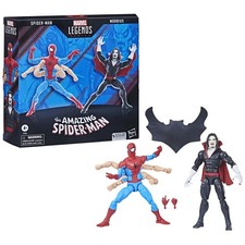The Amazing Spider-Man Marvel Legends Pacote 2 Estatuetas Homem-Aranha e Morbius 15cm, usado comprar usado  Enviando para Brazil