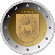 Euro gedenkmünze lettland gebraucht kaufen  Sachsenheim