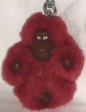 Chaveiro de pelúcia vermelho profundo original Kipling Monkey Jaxton Gorilla pequeno comprar usado  Enviando para Brazil