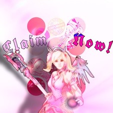 Overwatch Pink Mercy Skin (TODAS AS PLATAFORMAS/LEIA DESC) , usado comprar usado  Enviando para Brazil