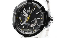 【EM ESTADO PERFEITO】 SEIKO 5D44-0AH0 Velatura Kinetic relógio masculino preto mergulho direto do Japão comprar usado  Enviando para Brazil