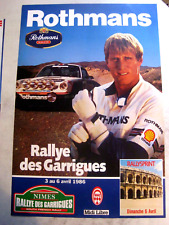 Affiche rallye garrigues d'occasion  Saint-Maur-des-Fossés