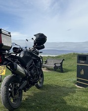 Tiger 800 exhaust for sale  WEST CALDER