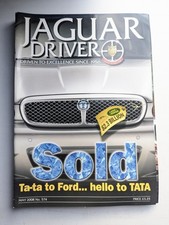 jaguar driver magazine for sale  LONDON