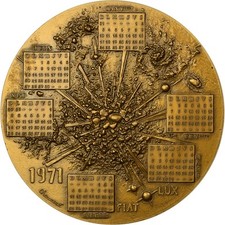 Médaille calendrier fiat d'occasion  Lille-