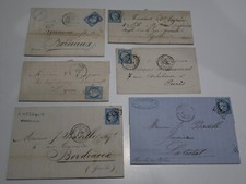 Lot lettres timbres d'occasion  Grièges
