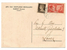 Lettera cartolina postale usato  Lecce