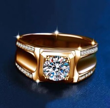 Moissanite ring men d'occasion  La Ville-du-Bois