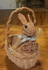 Wicker bunny vintage for sale  Stuarts Draft