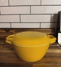 Vintage yellow enamel for sale  Ballston Spa