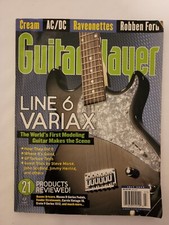 2003 July GUITAR PLAYER Line 6 Variax, Cream, AC/DC, Raveonettes  (MH194) comprar usado  Enviando para Brazil