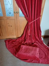 Red vintage velvet for sale  ANSTRUTHER