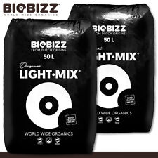 Używany, Biobizz 2 x 50 l Light-Mix Organiczna ziemia do roślin z perlitem Grow Ziemia kwiatowa na sprzedaż  Wysyłka do Poland