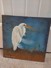 Custom egret paintings for sale  Lawrence