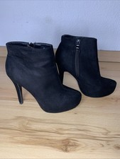 Bottines suédine noire d'occasion  Montélimar