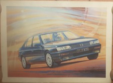 2200 affiche peugeot d'occasion  Sablé-sur-Sarthe