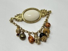 Vintage goldtone white for sale  Angola