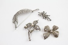 Sterling silver brooches for sale  LEEDS