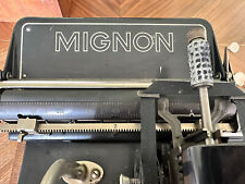 Mignon typewriter vintage for sale  LONDON