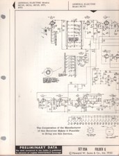 General Electric  - TV - Original Service Schematics - 1950 comprar usado  Enviando para Brazil