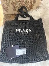 Prada raffia tote gebraucht kaufen  Bingen