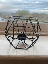 Black tealight holder for sale  LONDON