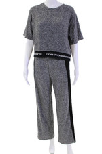 Conjunto Lounge Sport The Kooples Feminino Manga Curta Duas Peças Cinza Tamanho 1, usado comprar usado  Enviando para Brazil