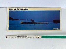 Bundesbahn werbeschild schläf gebraucht kaufen  Bergen