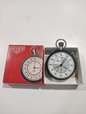 CRONOMETRO HEUER STOPWATCH STOPPUHR TIMER CHRONOMETRE CRONO CHRONOGRAPH XXL comprar usado  Enviando para Brazil