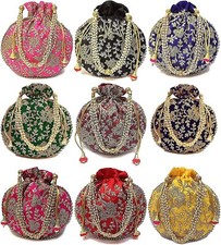 Lote por atacado de bolsa de festa de casamento bolsa Potli bolsa bordada nupcial comprar usado  Enviando para Brazil