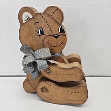 Wooden handmade teddy for sale  Dunmore